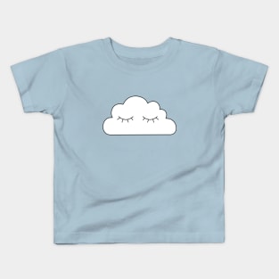 Cute Sleepy Cloud Kids T-Shirt